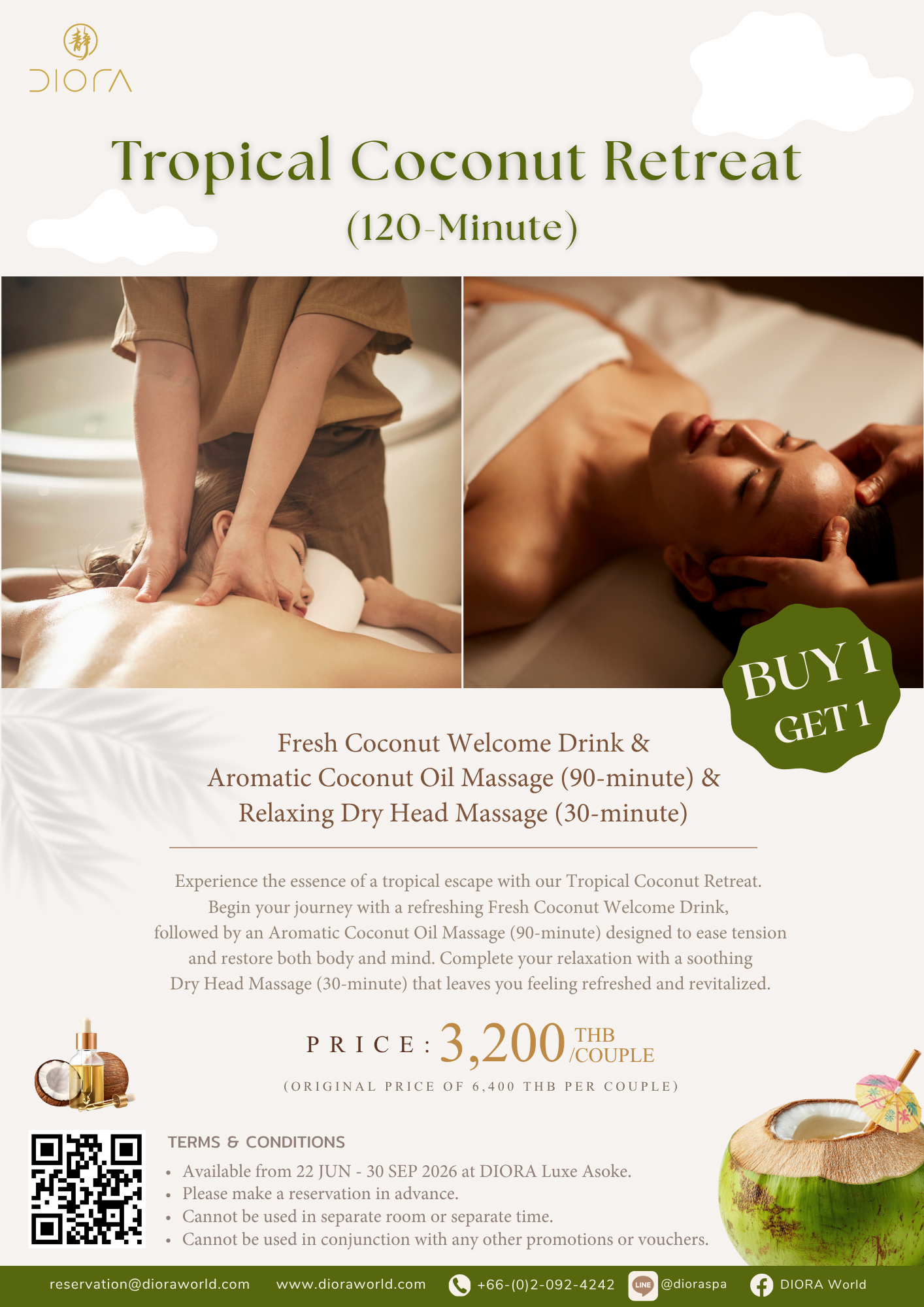 DIORA TROPICAL COCONUT RETREAT